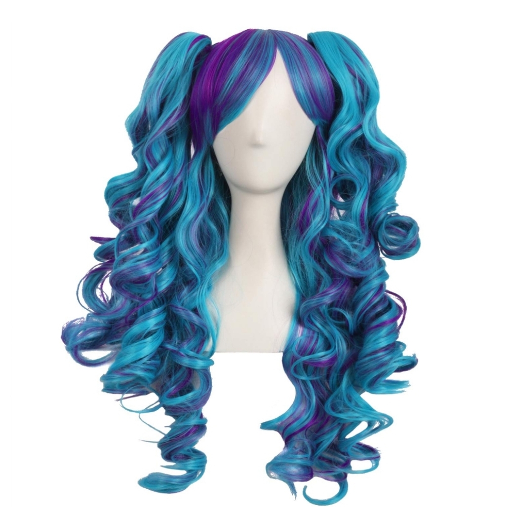 Cosplay Wig blue & purple